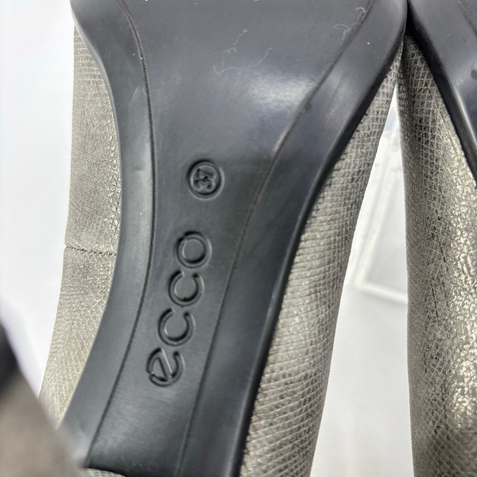 Ecco ECCO Womens US 6 Shape 75 Leather Pumps Size Warm Gray Size US 6 / IT 36 - 3 Thumbnail