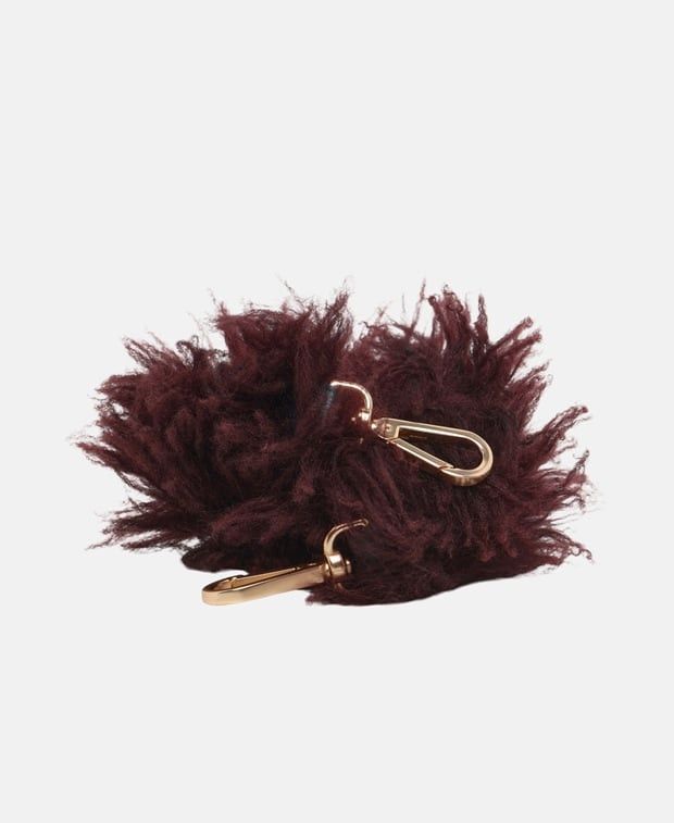 Leather shoulder strap