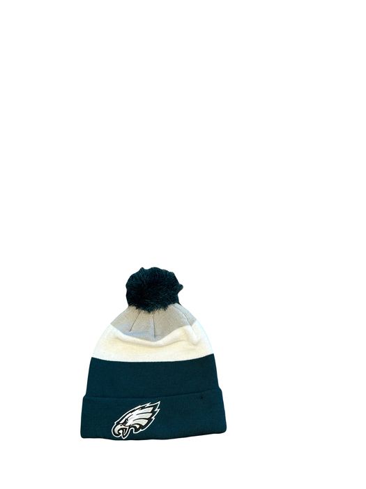 NFL New Philadelphia Eagles NFL Logo Knit Cuffed Pom Beanie Hat | Grailed