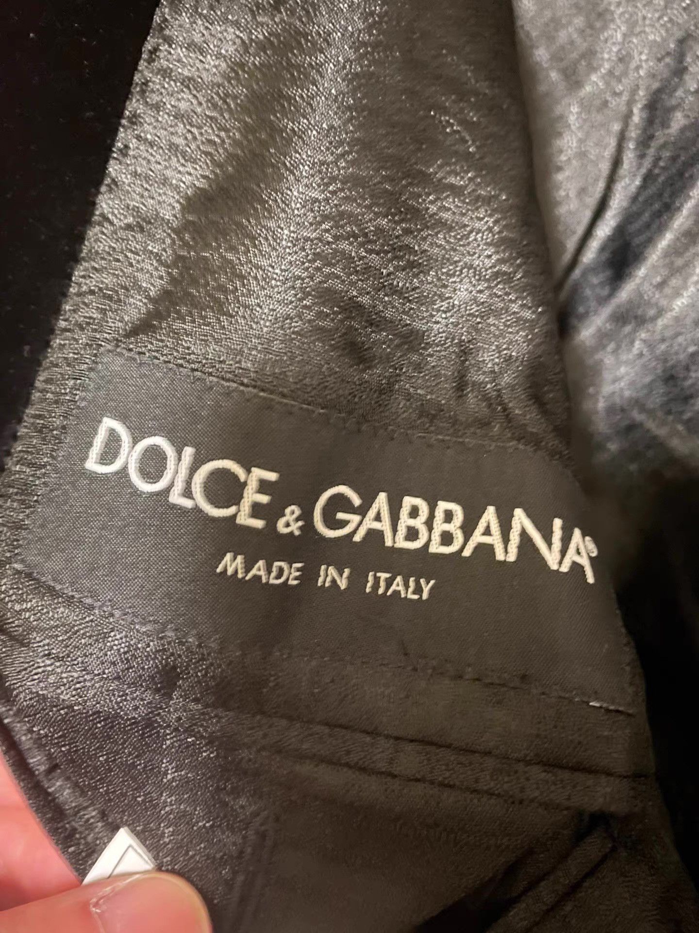 Dolce & Gabbana Dolce & Gabbana Velvet Suit, Q4 Size 48R - 6 Thumbnail