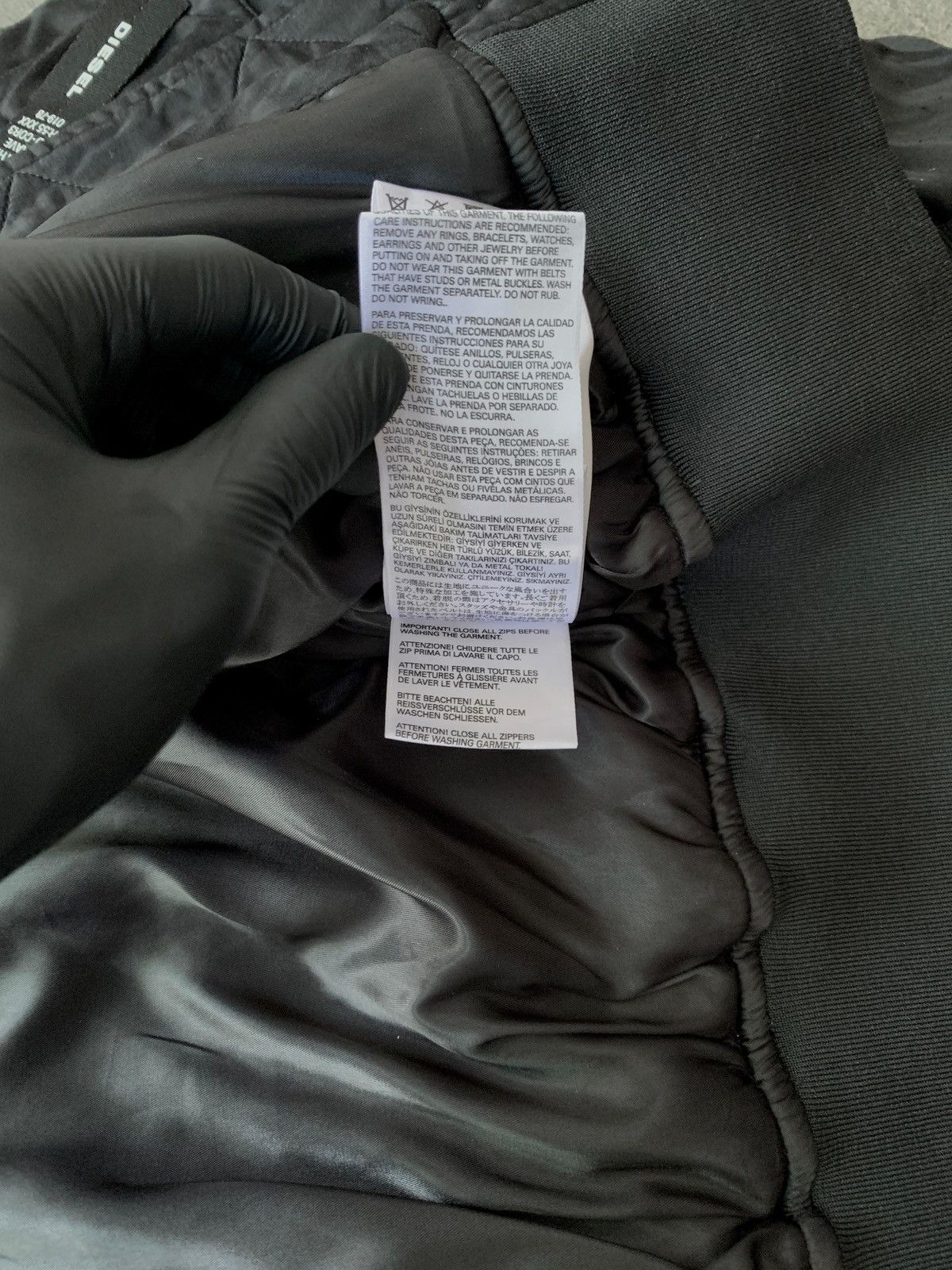 Diesel FREE TAX! MA-1 Utility Cropped Bomber Jacket Size S / US 4 / IT 40 - 13 Thumbnail