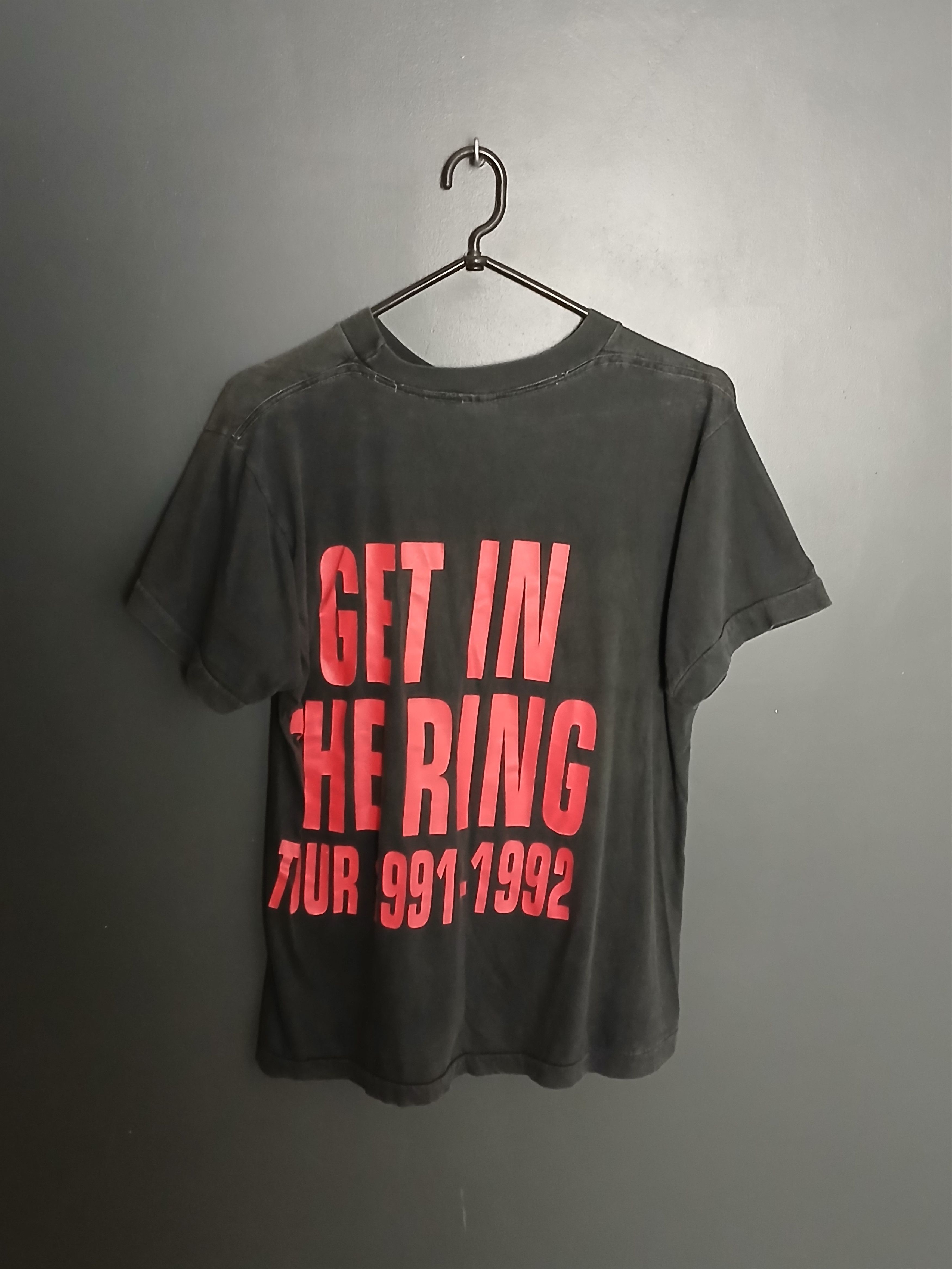 Band Tees × Guns N' Roses × Vintage Vintage 1991 Guns N Roses Get In The Ring Tour T-Shirt Size US S / EU 44-46 / 1 - 2 Thumbnail