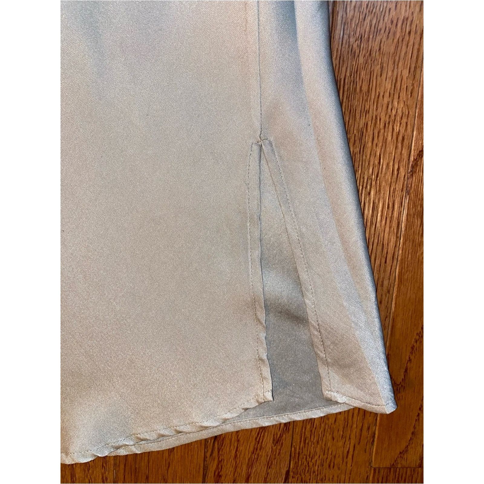 Anine Bing Anine Bing $300 Biege Satin Erin Silk Skirt MEDIUM EUC Size 30" / US 8 / IT 44 - 5 Thumbnail