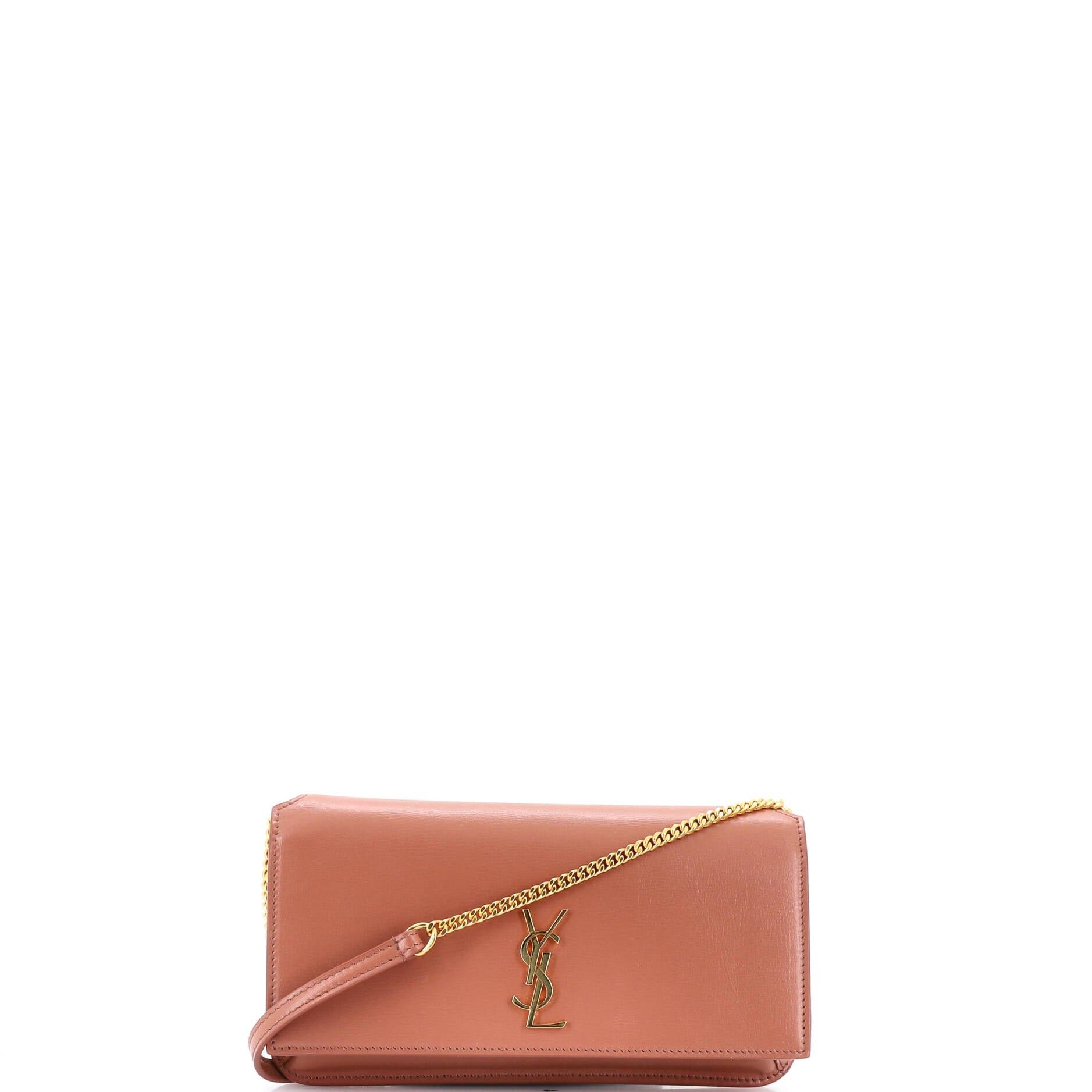 Saint Laurent Paris Classic Monogram Phone Holder Shoulder Bag Size ONE SIZE - 1 Thumbnail