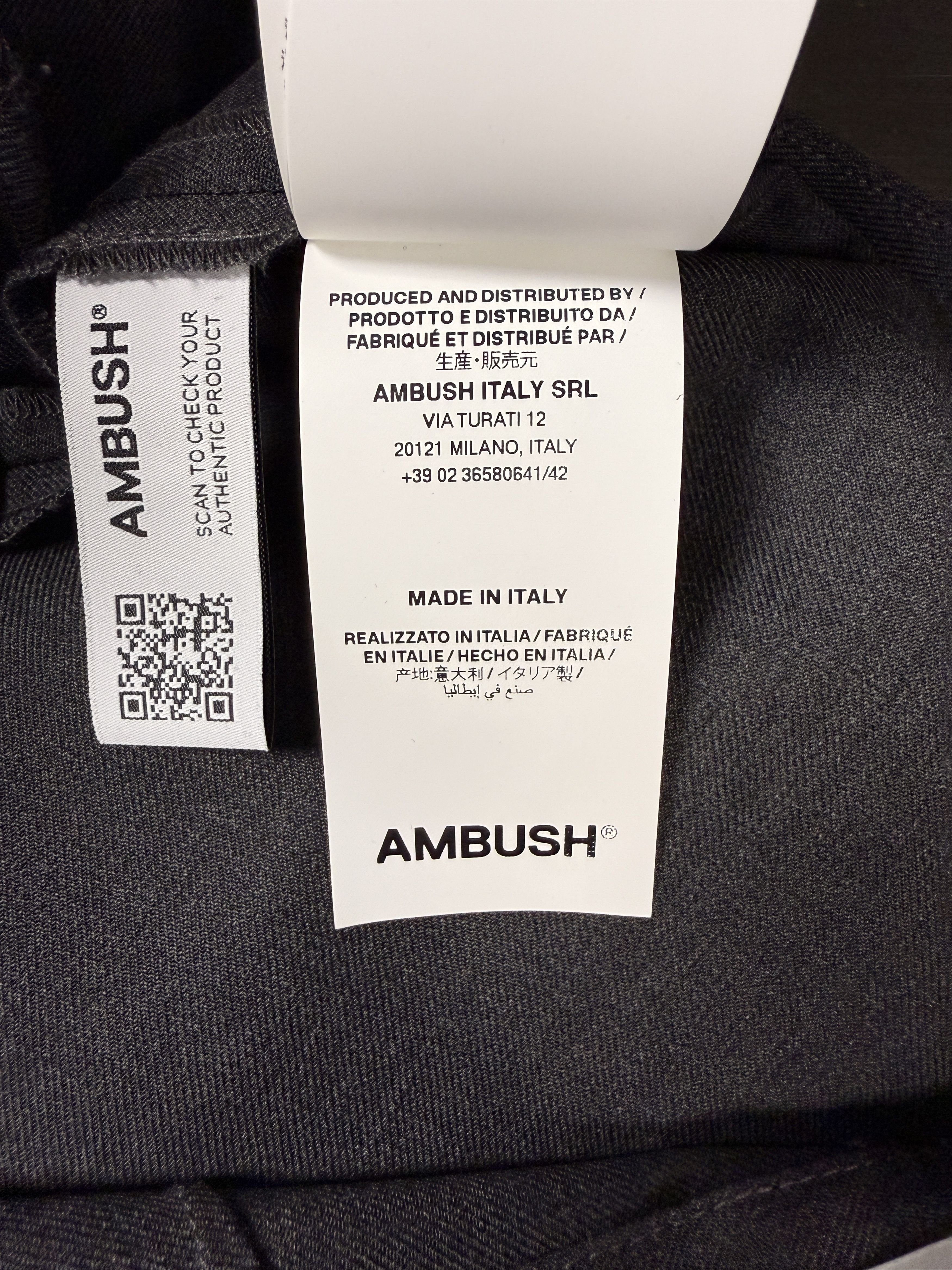 Ambush Design $720 Ambush Wool Split Pants Size 26" / US 2 / IT 38 - 12 Thumbnail
