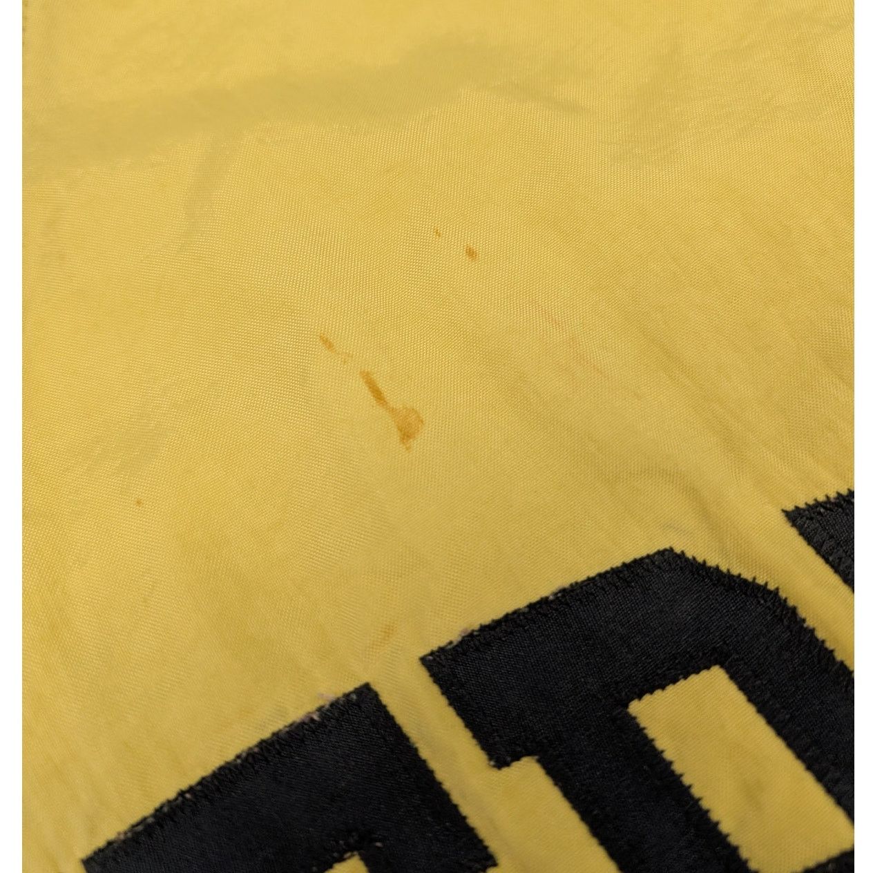 Champion 2000s Y2K Western University Yellow Windbreaker Jacket Size US XL / EU 56 / 4 - 7 Thumbnail
