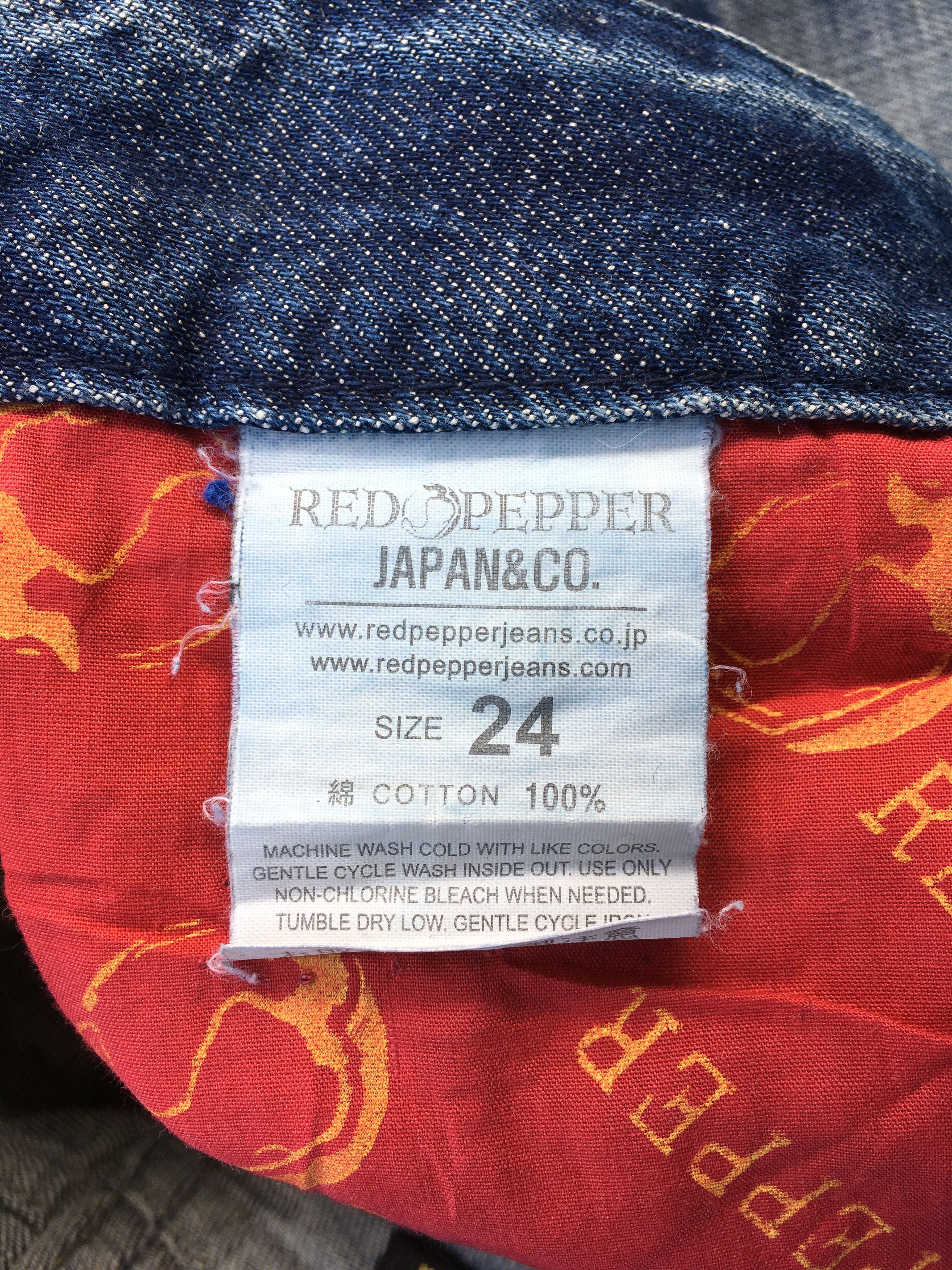 Japanese Brand Japanese Lightning Bolt Low Rise Jeans D-1182 Size 24" / US 00 / IT 34 - 12 Thumbnail