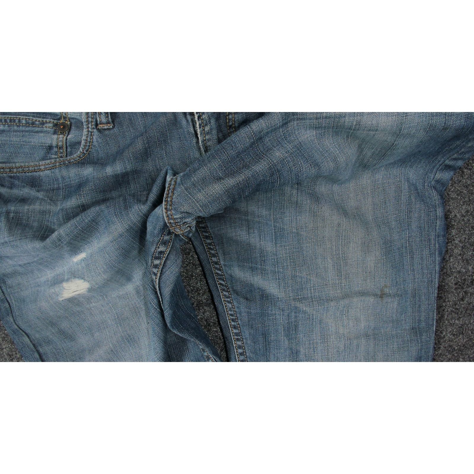American Eagle Outfitters American Eagle Y2K Grunge Dirty Wash Distressed Skater Jeans Size US 34 / EU 50 - 11 Thumbnail