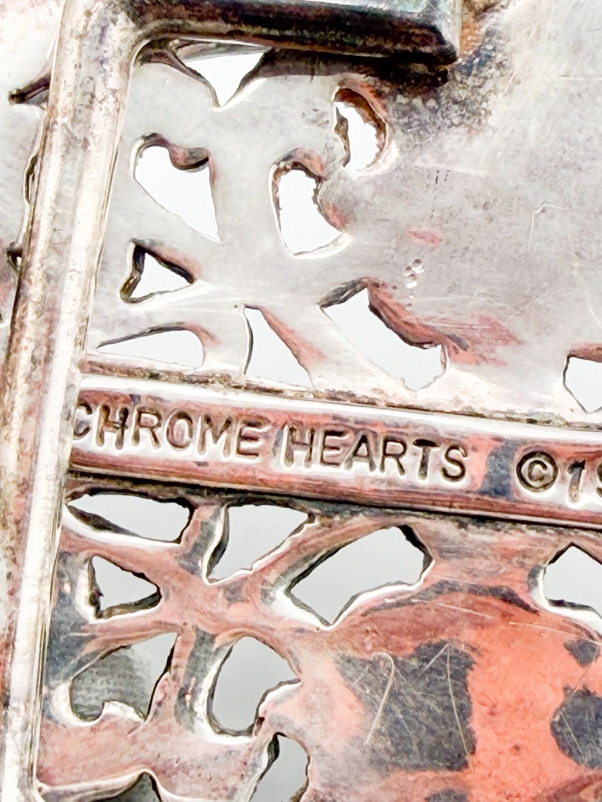Chrome Hearts RARE! Chrome Hearts Oval Cross belt buckle Size ONE SIZE - 4 Thumbnail