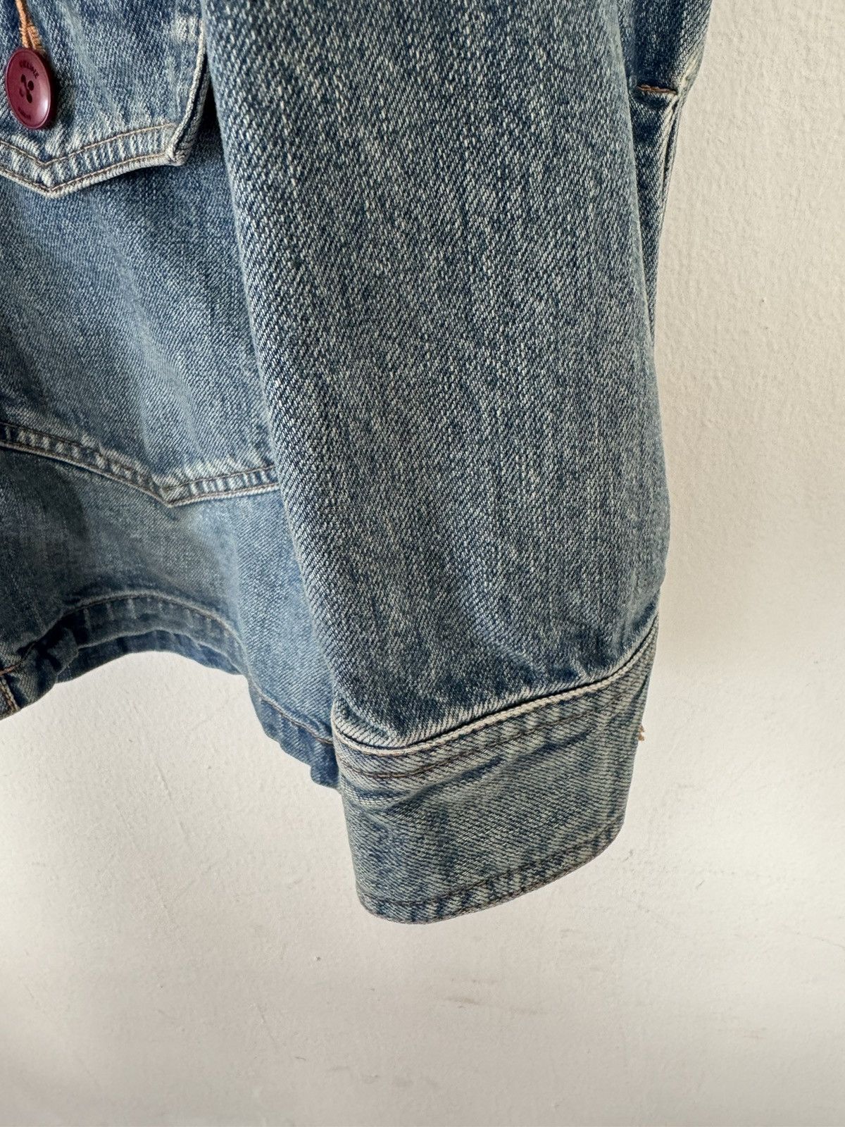 Celine × Hedi Slimane Runway — Celine Safari Denim Jacket Size US S / EU 44-46 / 1 - 5 Thumbnail