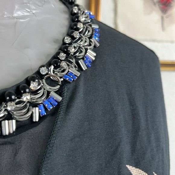 3.1 Phillip Lim 3.1 Phillip Lim Sonomama Oversize Tee with Beaded Collar She Size XS / US 0-2 / IT 36-38 - 5 Thumbnail
