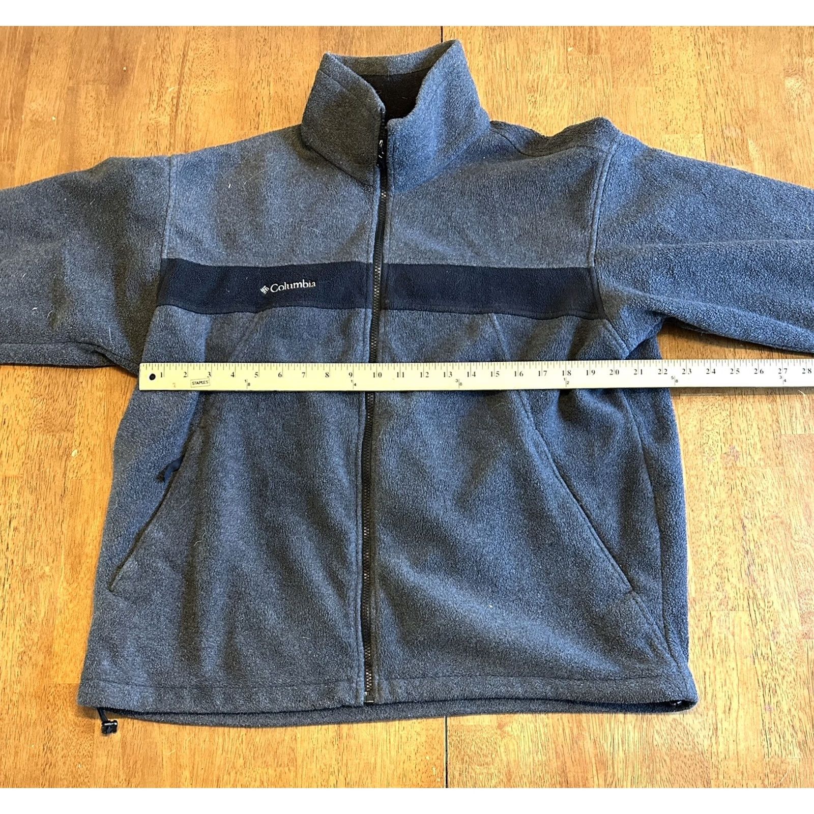 Vintage Columbia Core Interchange Fleece Jacket L Large Men Jacket Full Zip Gray Size US L / EU 52-54 / 3 - 4 Thumbnail
