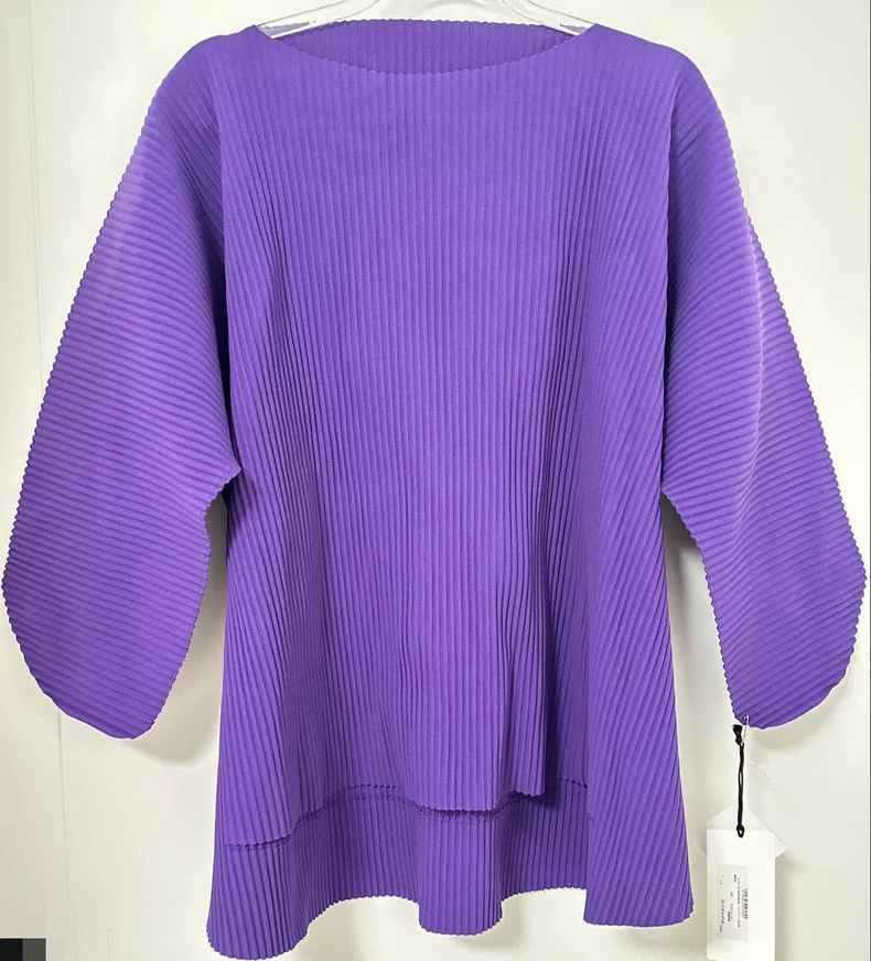 Issey Miyake Issey Miyake Me Series Purple Top - dmc Size US M / EU 48-50 / 2 - 1 Thumbnail