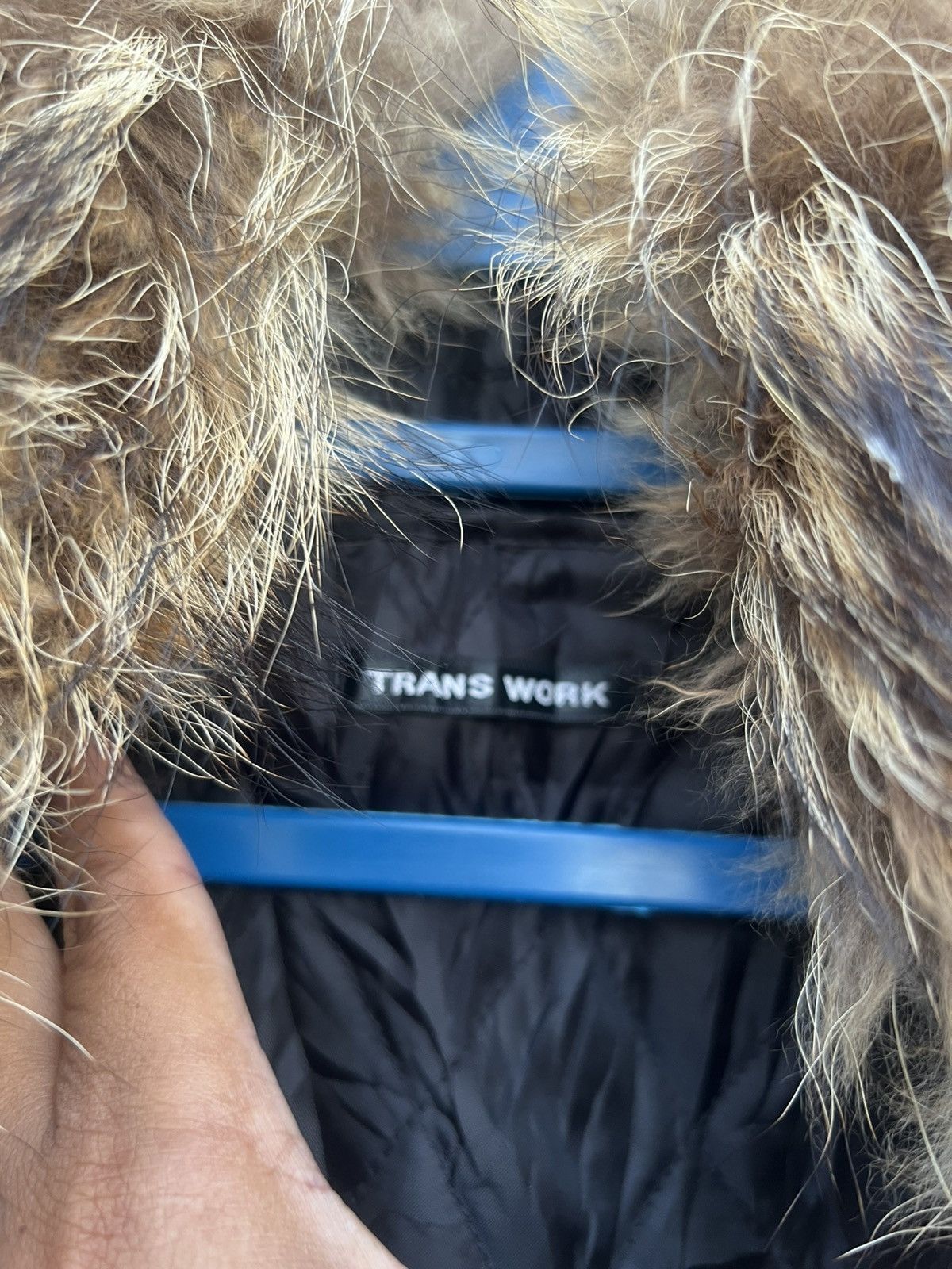 Japanese Brand Transwork Fur Collar Hybrid Cotton Leather Jacket Size S / US 4 / IT 40 - 9 Thumbnail