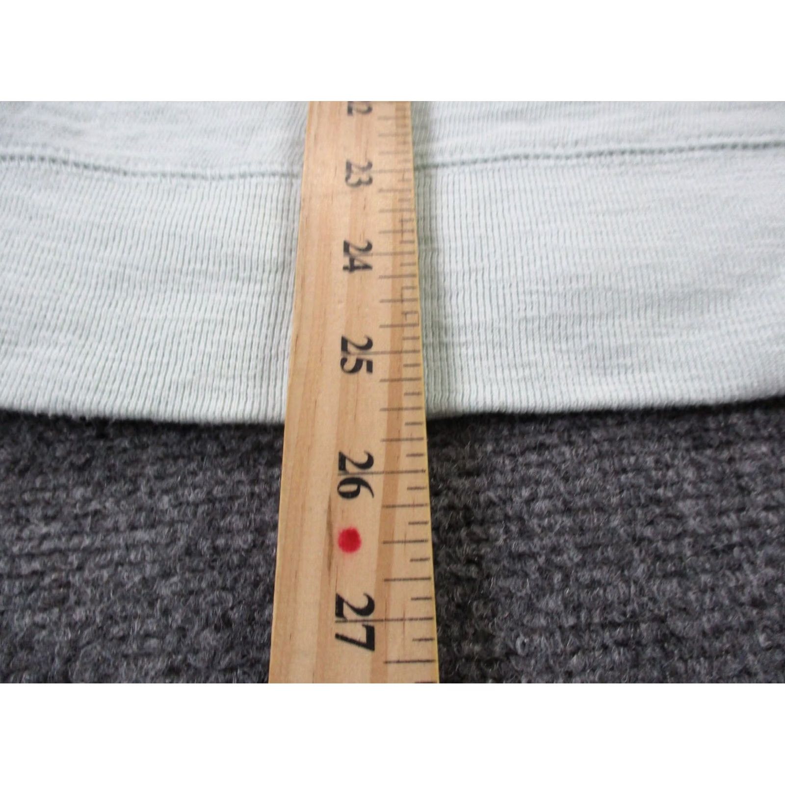 Faherty Faherty Hoodie Womens S Green Logo Pullover Knit Cotton Hooded Pockets V-Neck Casual Activewear Modern Outdoor Size S / US 4 / IT 40 - 4 Thumbnail