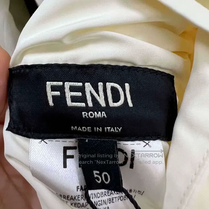 Fendi Fendi White double F full print double-sided jacket Size US M / EU 48-50 / 2 - 4 Thumbnail
