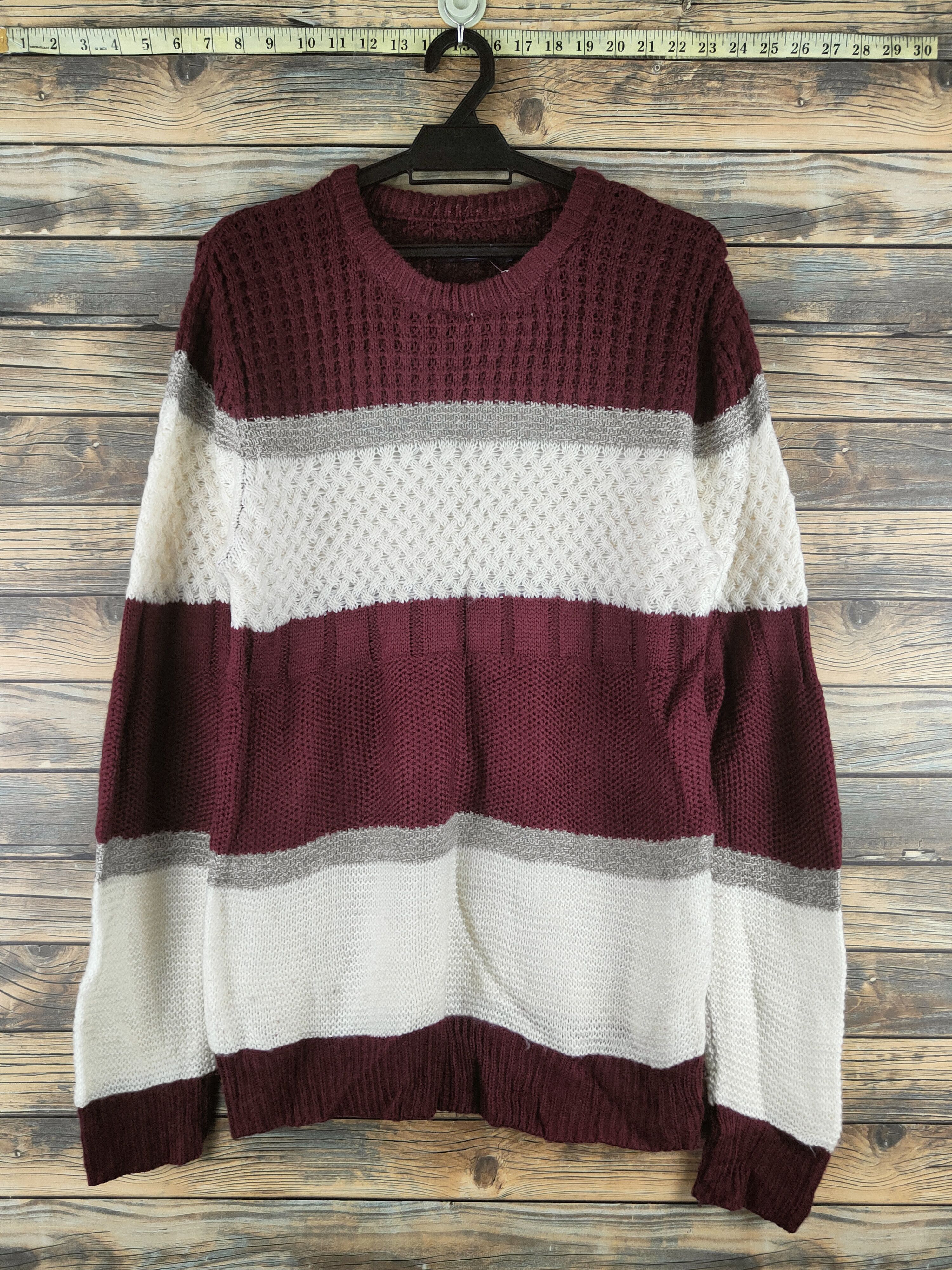Ciaopanic DL Ciaopanic Brown Cream Knitwear Sweatshirts #46-480 Size M / US 6-8 / IT 42-44 - 1 Thumbnail