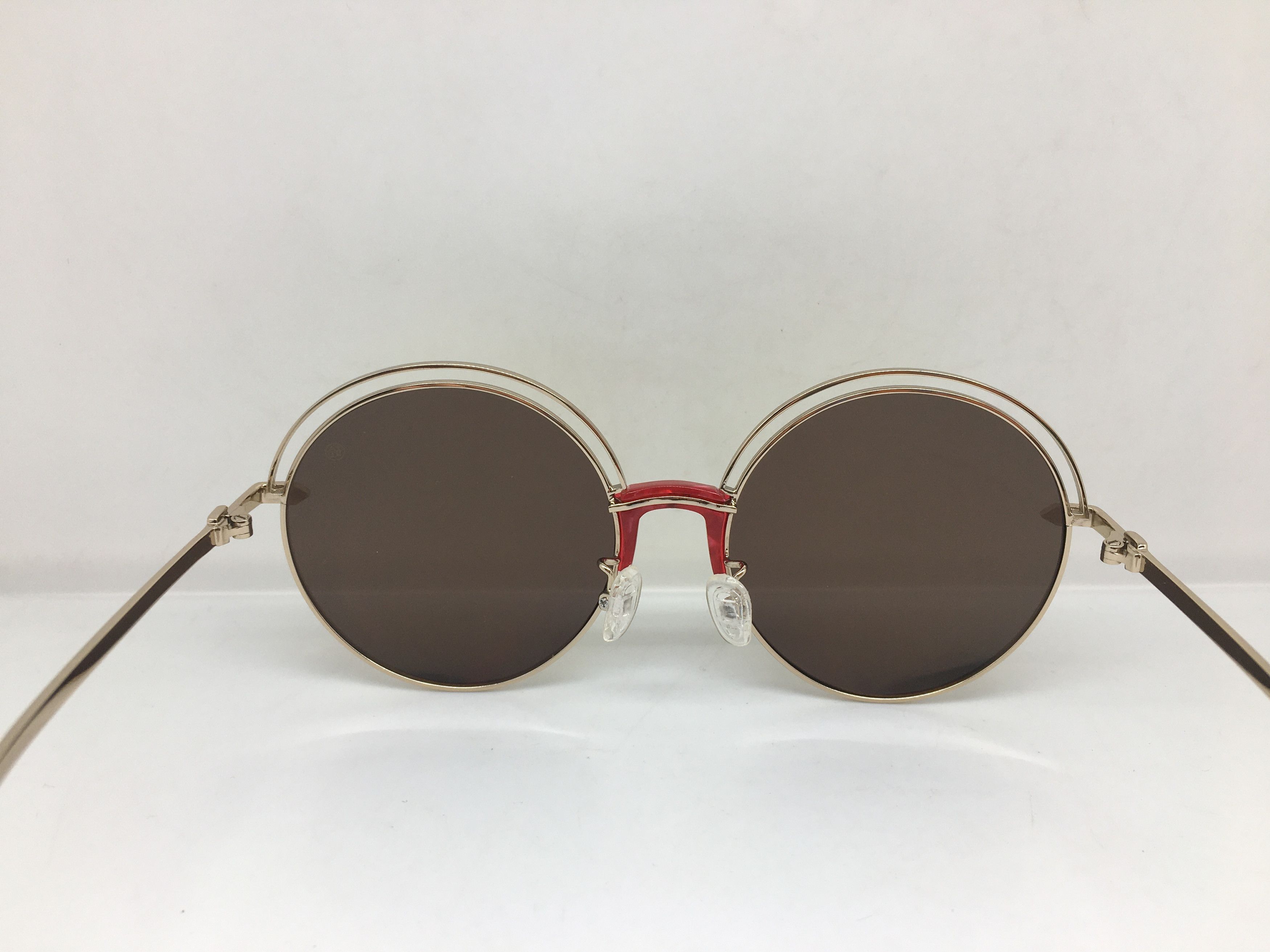 Other Gold Round Sunglasses Frame PIN UP GIRL Size ONE SIZE - 4 Thumbnail