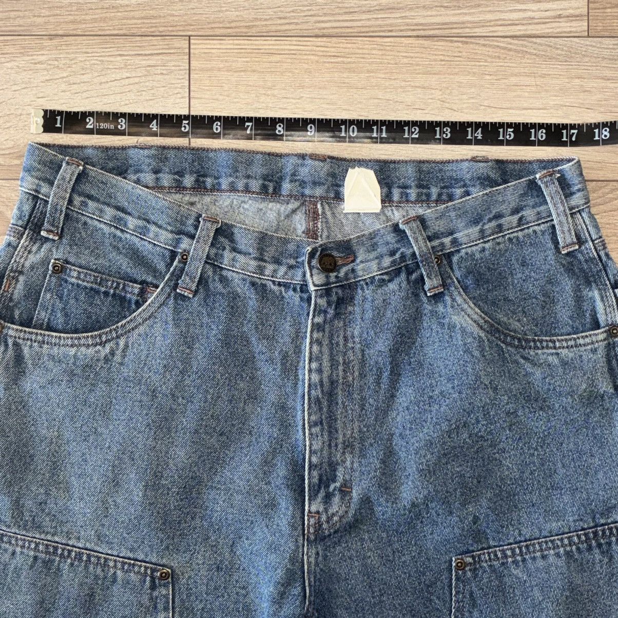 Other vintage sample bear double knee carpenter jeans Size US 34 / EU 50 - 3 Thumbnail