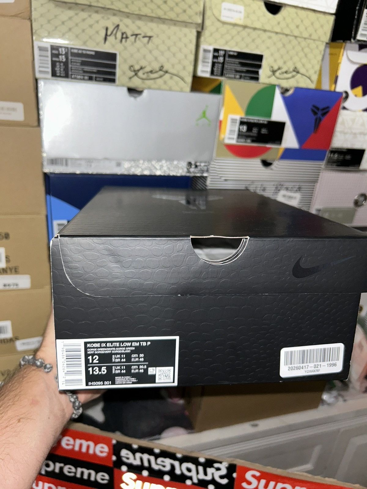 Nike Nike Kobe 9 Protro Em TB Gorge Green IH5095-301 12 SAMPLE Size US 12 / EU 45 - 11 Thumbnail