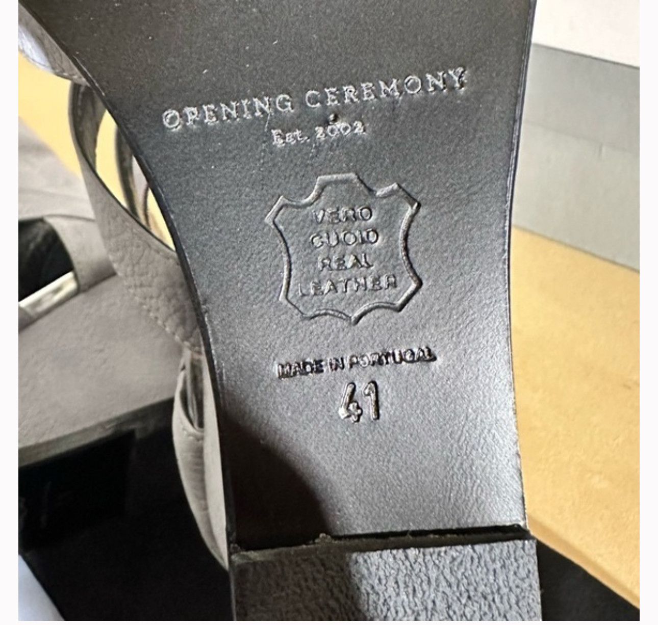 Opening Ceremony Rare Iris Blue Opening Ceremony Suede Wedge Sandal Size US 11 / IT 41 - 6 Thumbnail