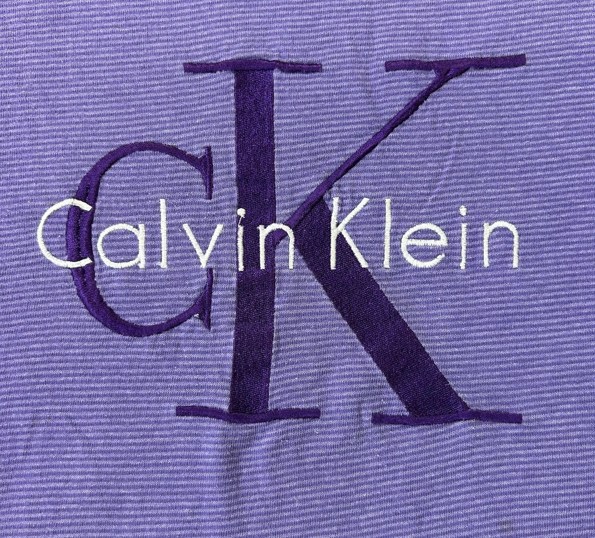 Calvin Klein × Vintage Vtg Calvin Klein Single Stitch Made in USA Shirt Size: L Size US L / EU 52-54 / 3 - 4 Thumbnail
