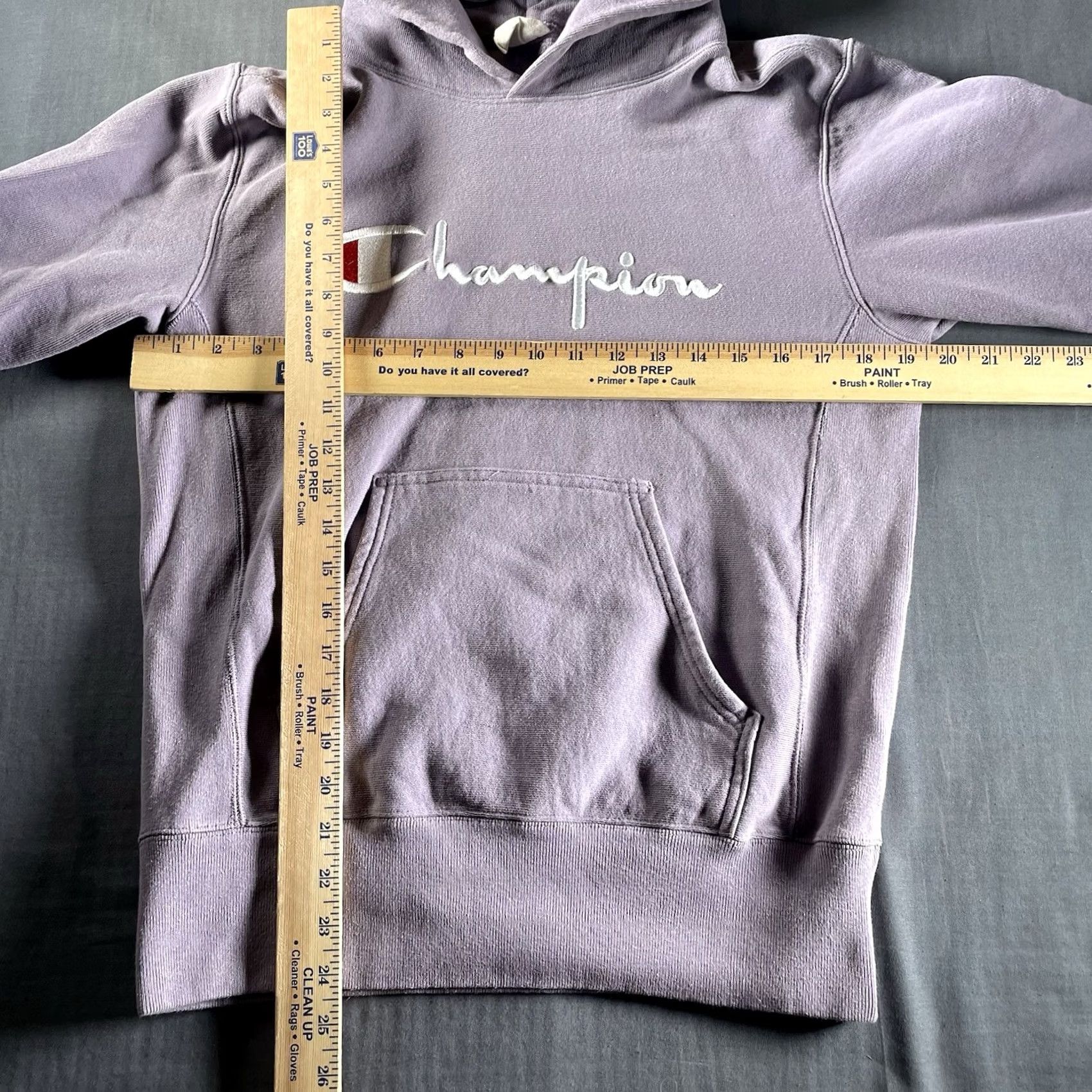Champion Champion Reverse Weave Hoodie Mens Medium Purple Spellout Embroidered Logo Size US M / EU 48-50 / 2 - 5 Thumbnail