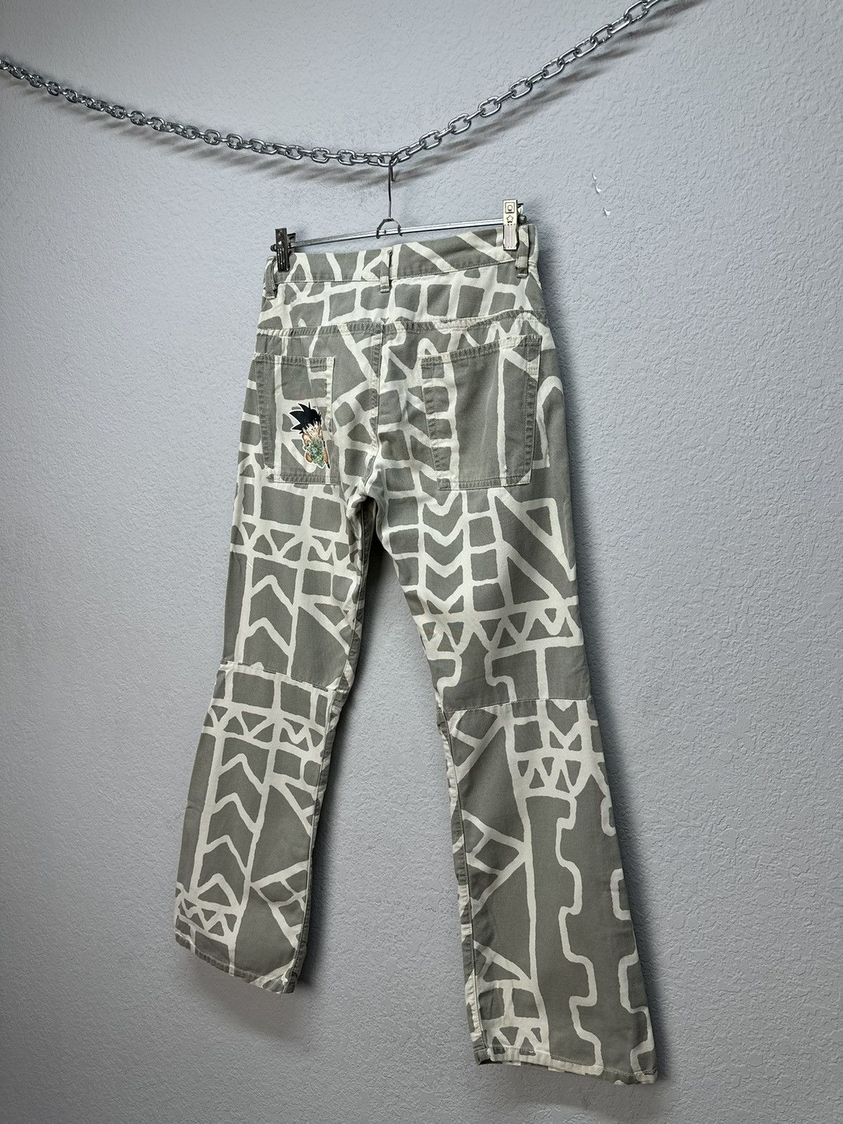 Japanese Brand Vintage Diesel Reckflay Special Flared Faded denim Jeans Y2K Size 29" - 13 Thumbnail