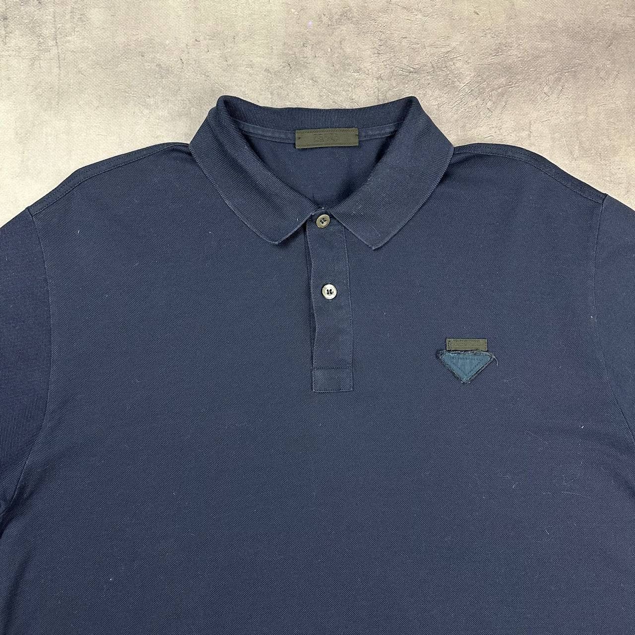 Prada Rare! Vintage Prada Triangle Polo Logo Luxury Size US XL / EU 56 / 4 - 3 Thumbnail