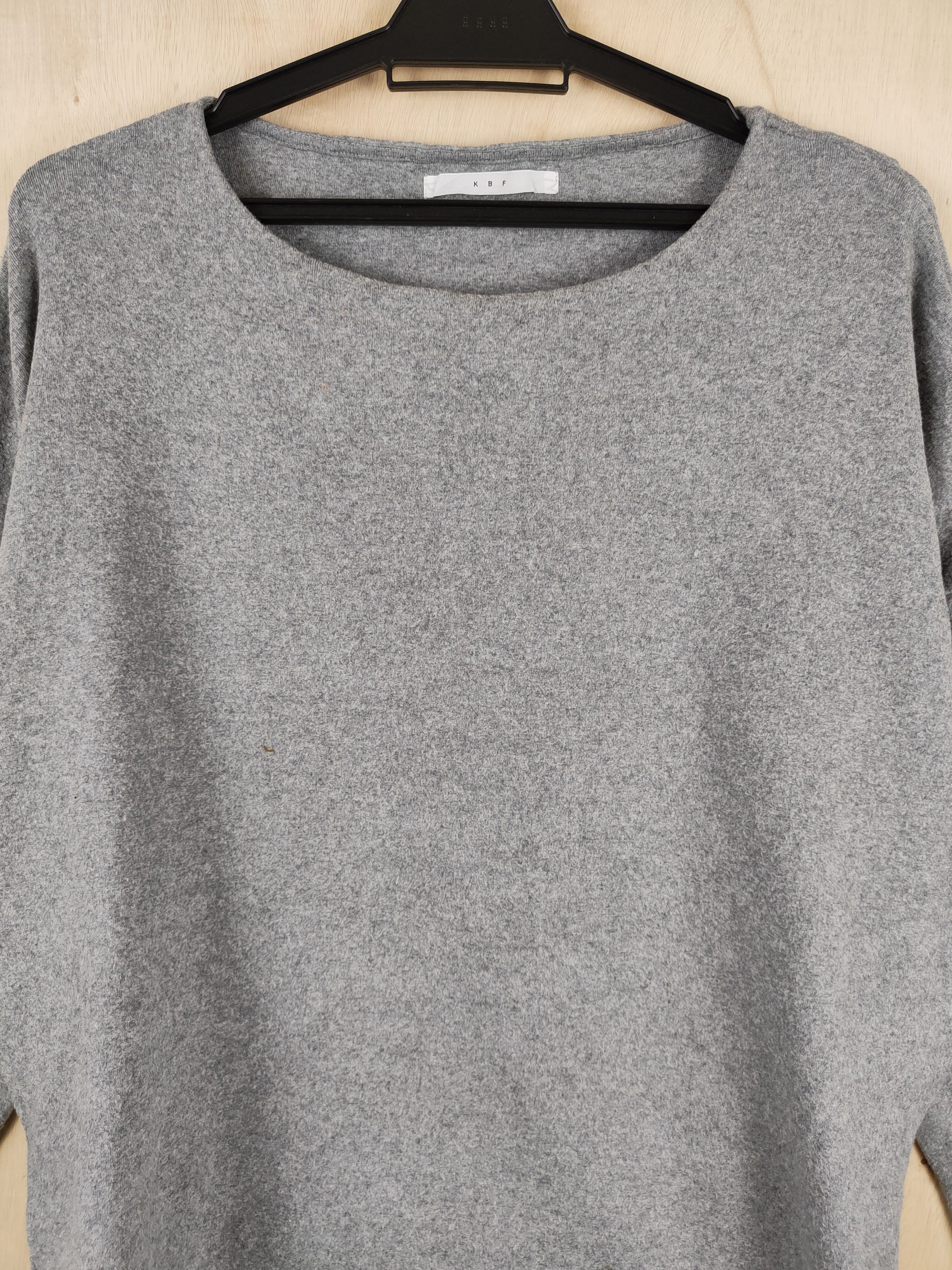 Japanese Brand × Vintage KBF Gray Sweatshirts #S2599 Size L / US 10 / IT 46 - 2 Thumbnail