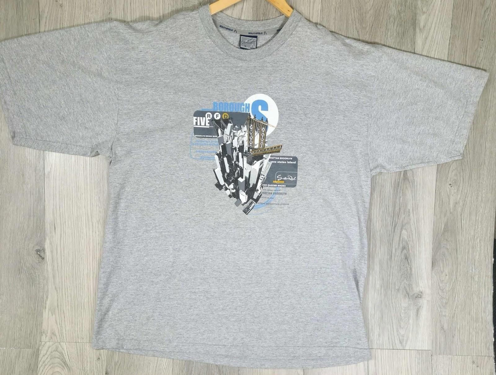 Southpole Vintage Southpole NYC Five Boroughs Bridge Graphic Tee XL #5 Size US XL / EU 56 / 4 - 1 Thumbnail