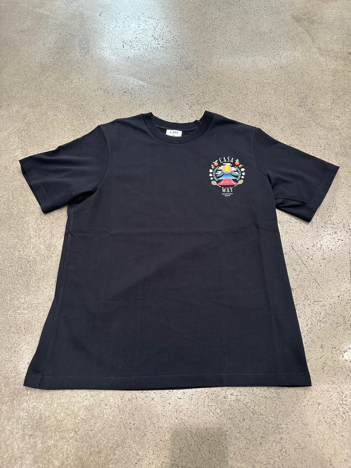 Casablanca CASABLANCA - Casa Way Mountain T-Shirt Black Size US M / EU 48-50 / 2 - 2 Thumbnail