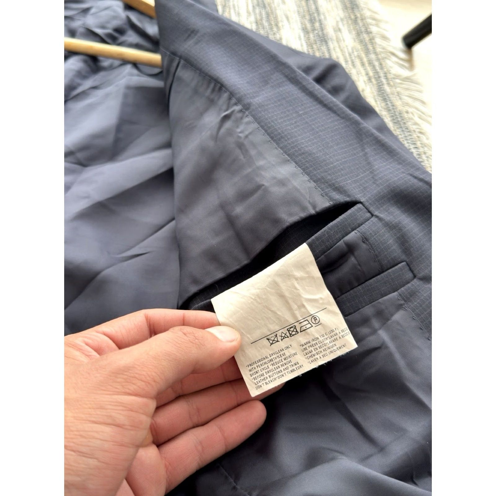 Z Zegna Z Zegna Blazer M 48R Lana Blue Classic Men Regular 2 Piece USA Italy Y2K Paris City Vintage? Size 40R - 6 Thumbnail