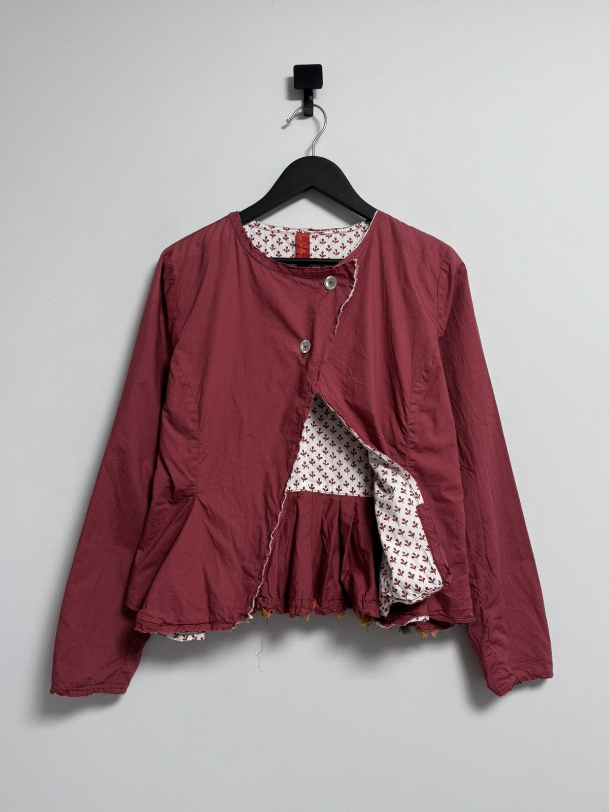 Desigual Ewa i Walla cotton jacket pleated asymmetric swedish cottage Size S / US 4 / IT 40 - 1 Thumbnail