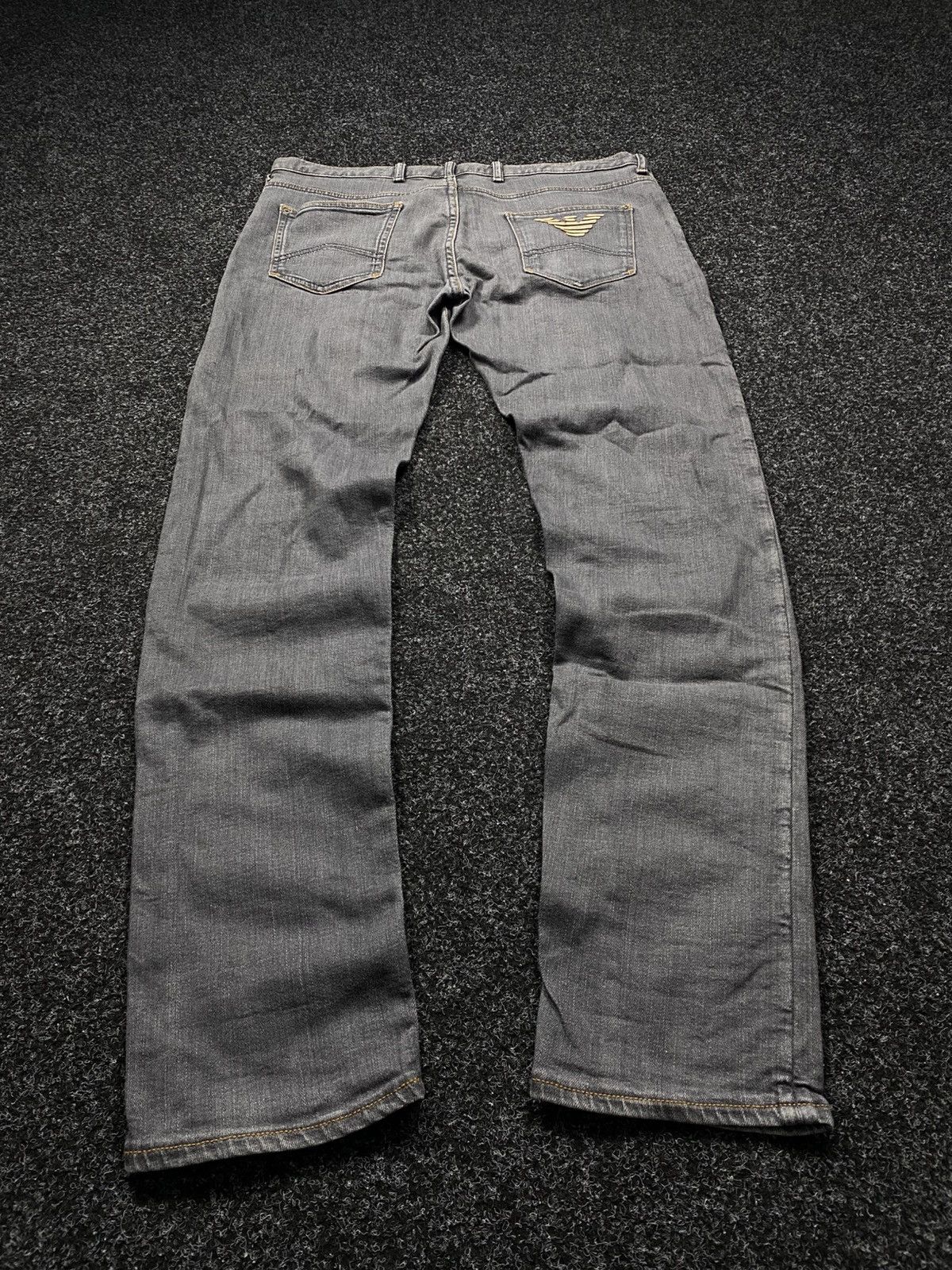 Armani × Vintage Vintage 90s Armani Jeans Baggy Pocket Logo Size US 34 / EU 50 - 1 Thumbnail