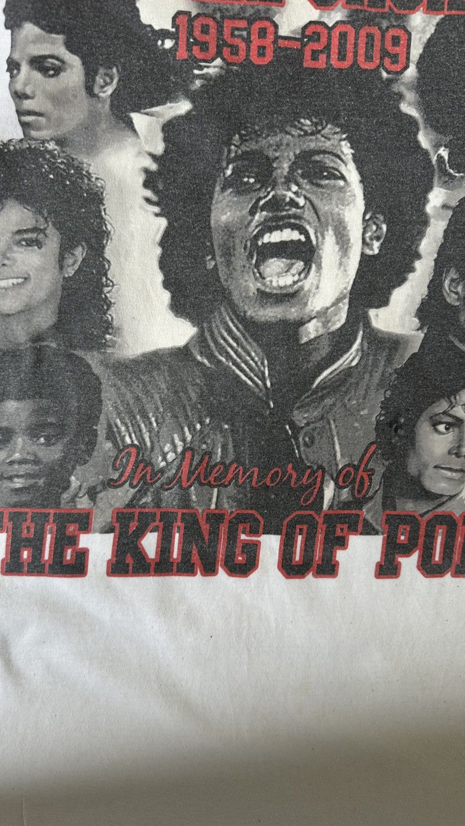Fruit Of The Loom VINTAGE MICHAEL JACKSON TRIBUTE TEE Size US XXL / EU 58 / 5 - 6 Thumbnail