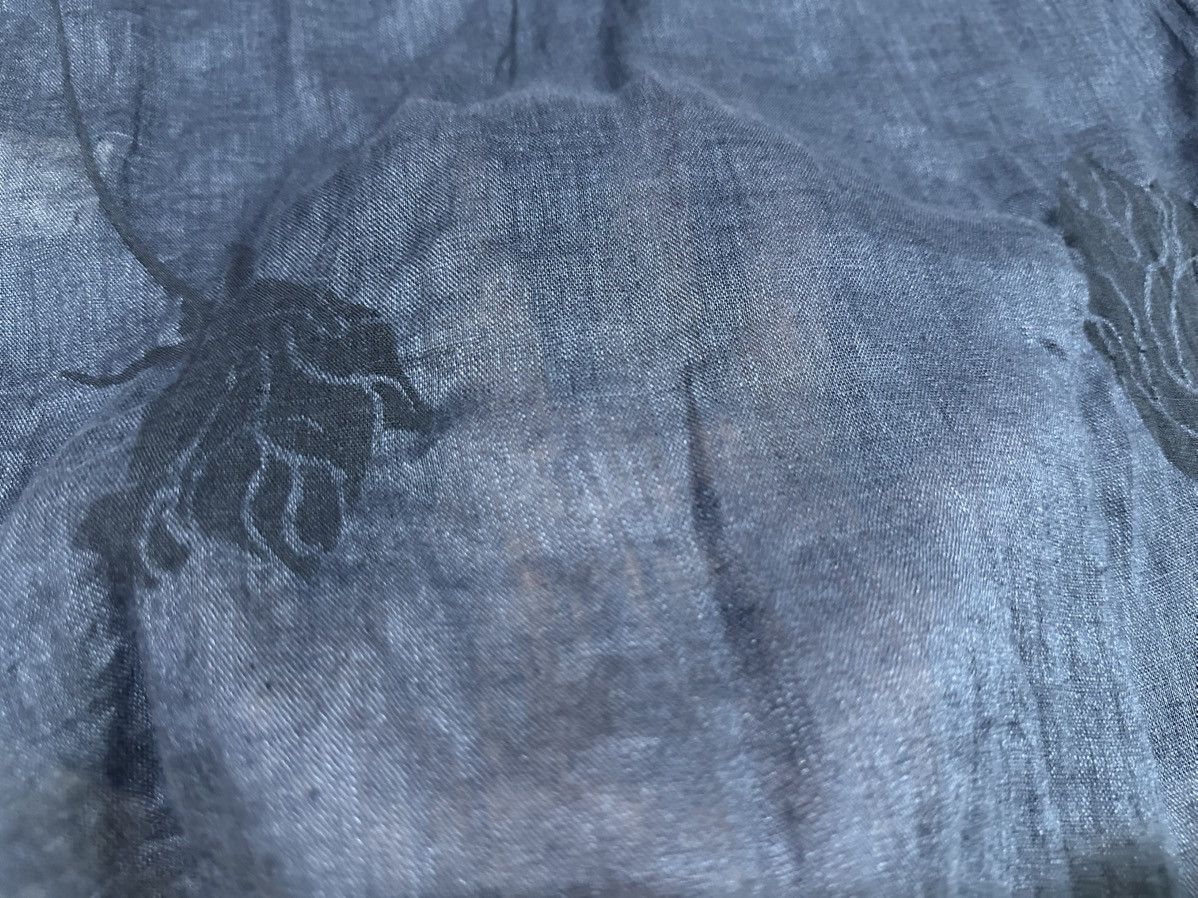 Y's 🔥Vintage Y’s Linen Shirt Floral Embossed Size US S / EU 44-46 / 1 - 10 Thumbnail