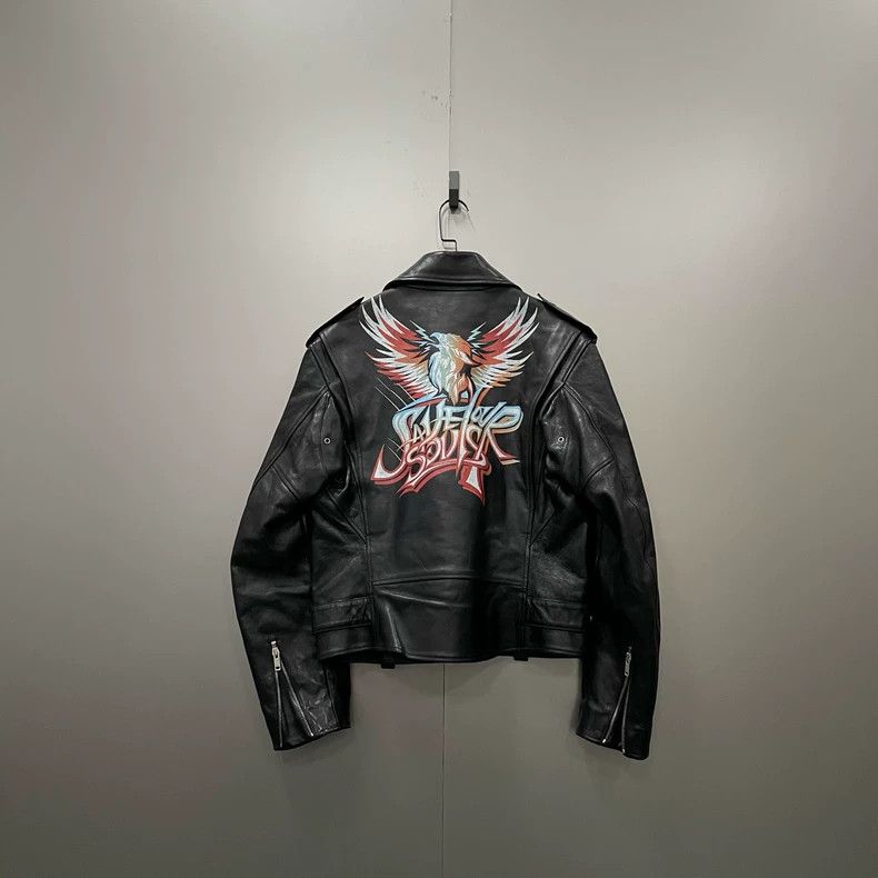 Givenchy Givenchy Size48 Animal Print Leather Jacket 48 / New 95 Size US M / EU 48-50 / 2 - 2 Thumbnail