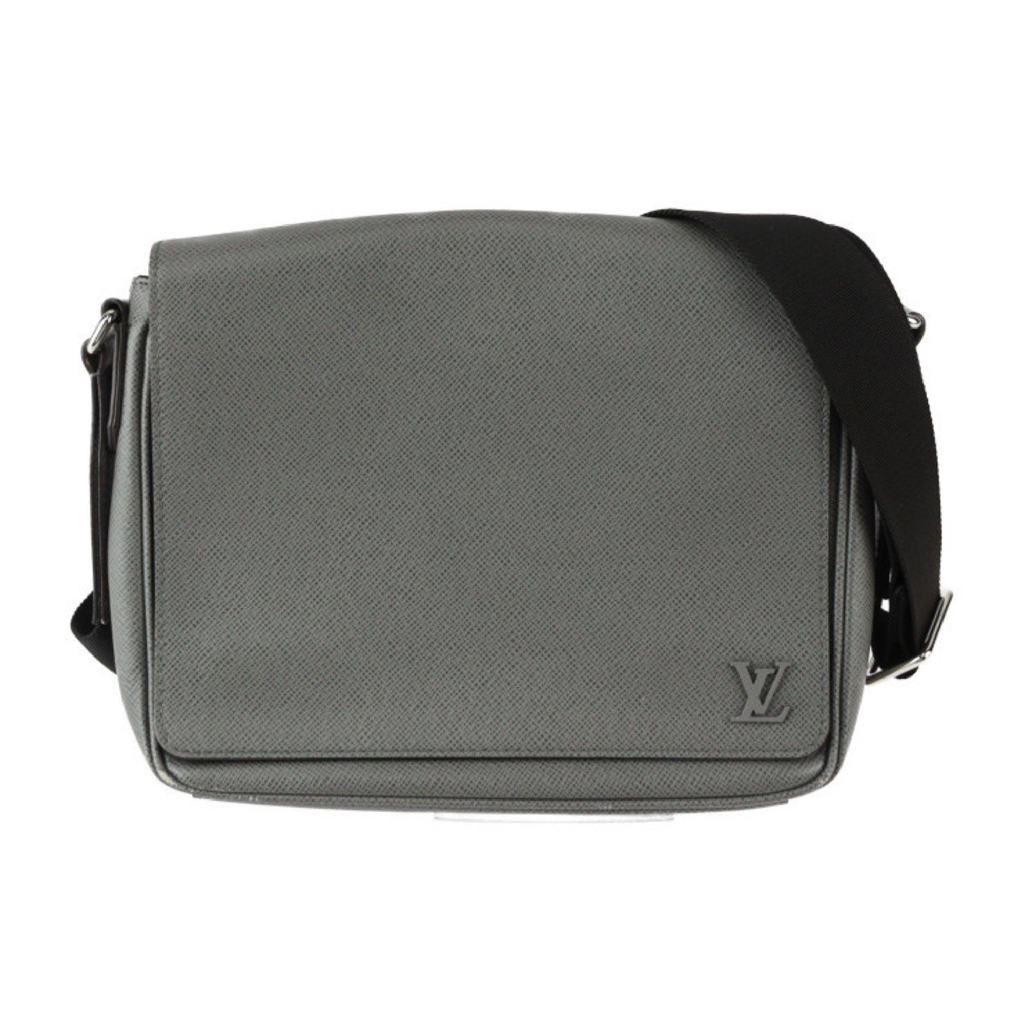 Louis Vuitton District PM NV3 Messenger Bag M30851 Taiga Glacier Silver Hardware Shoulder