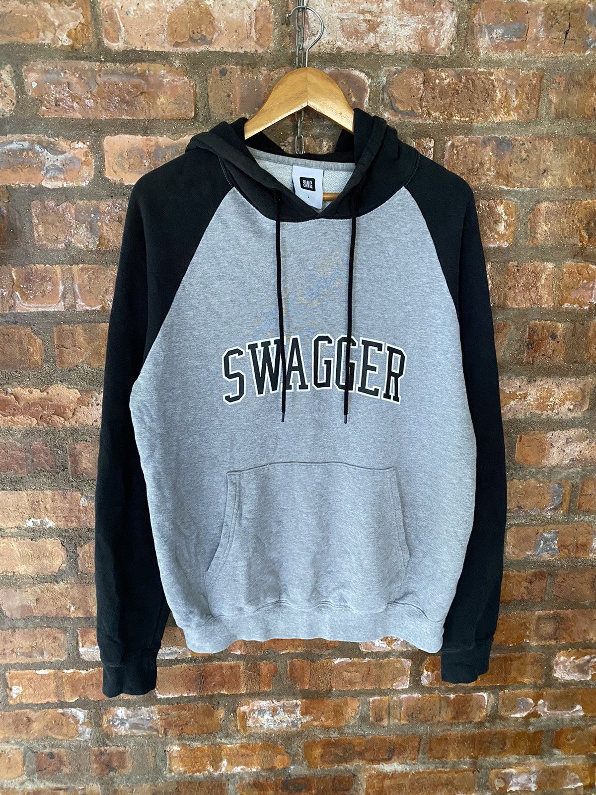 Swagger 2000s Swagger raglan spell out hoodie Size US L / EU 52-54 / 3 - 2 Thumbnail