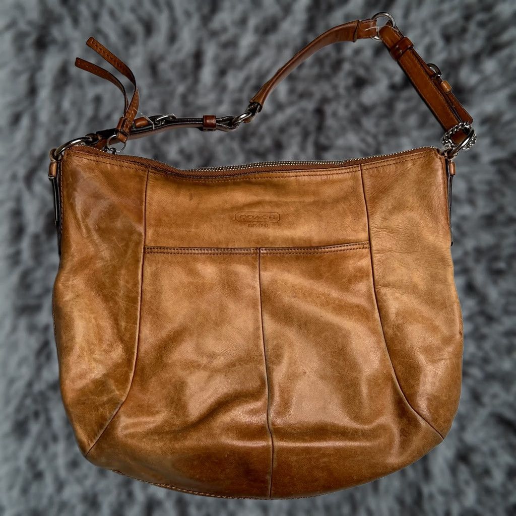 Coach VINTAGE Coach Soho Buckle Hobo Shoulder Bag Khaki Brown