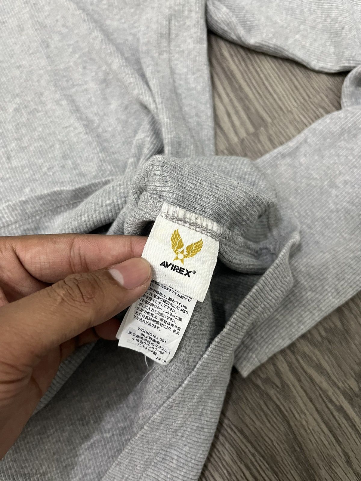 Avirex AVIREX U.S.A. WAFFLE HOODIE ZIPPER Size US L / EU 52-54 / 3 - 8 Thumbnail