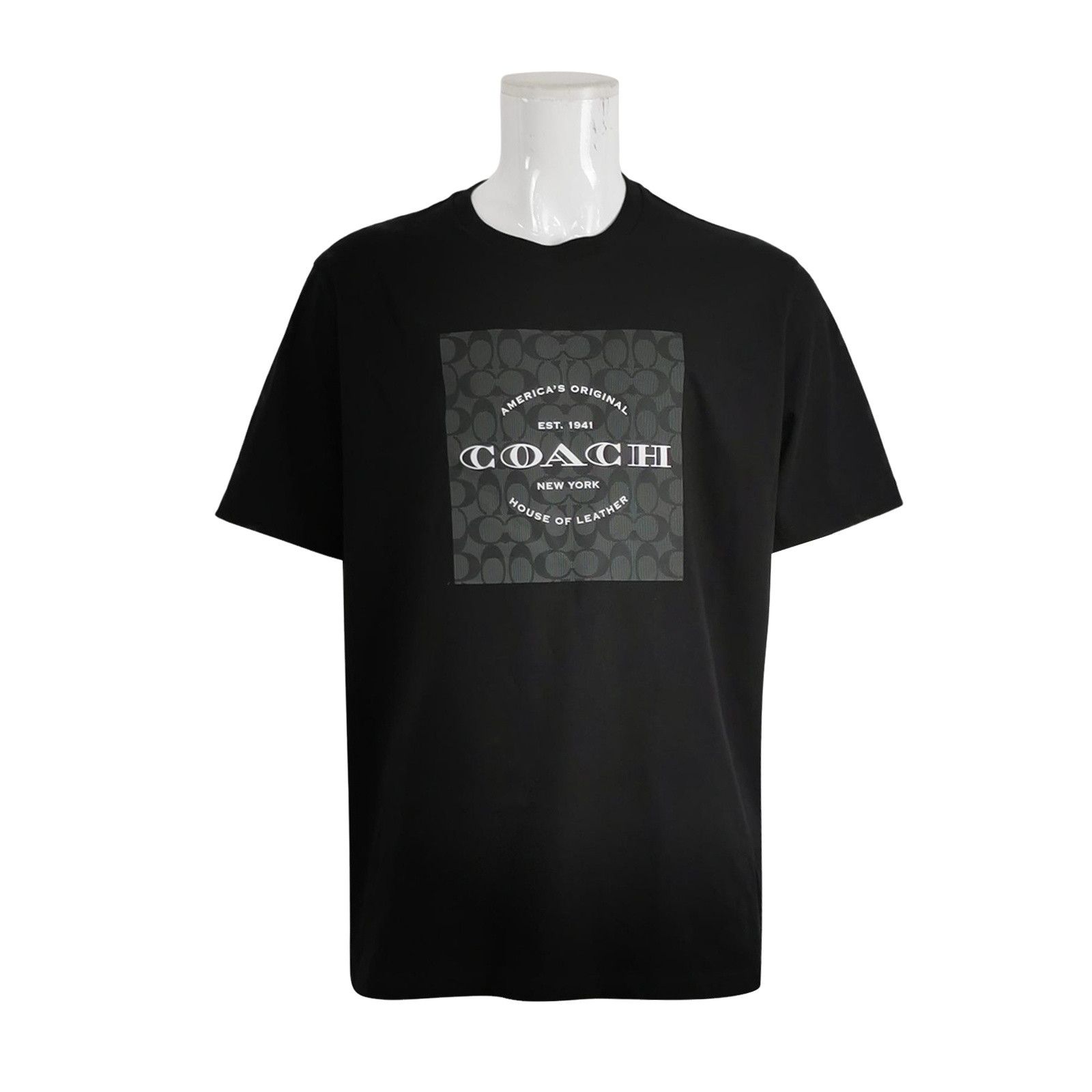 Coach Coach Square Logo Print Cotton T-Shirt XL Size US XL / EU 56 / 4 - 1 Thumbnail