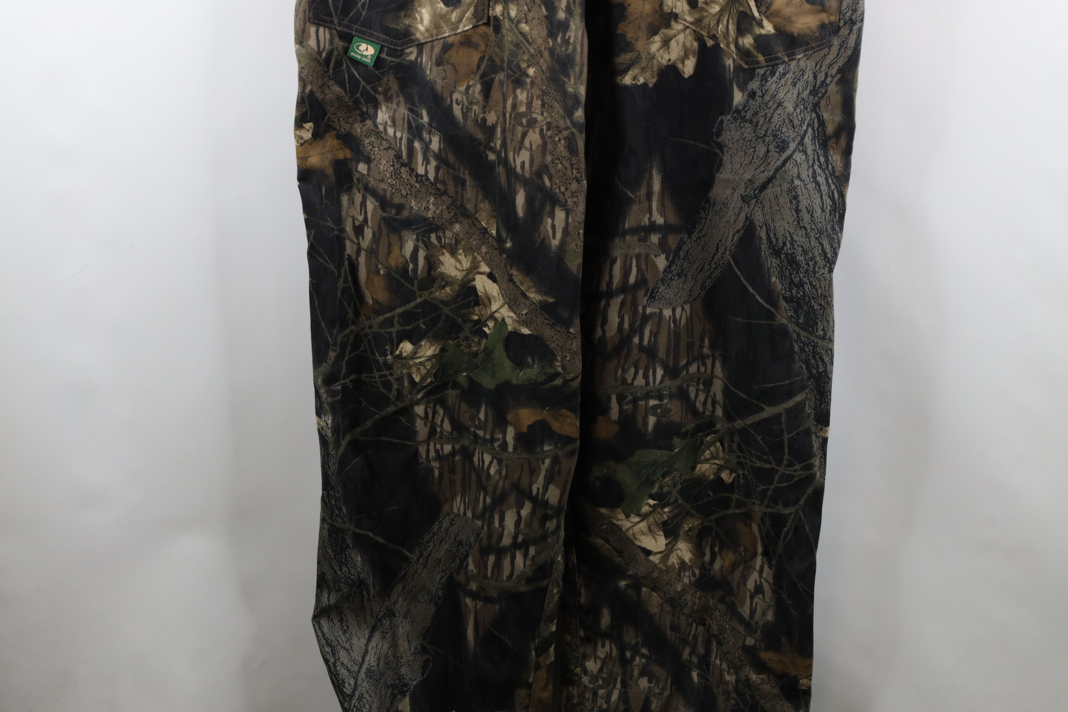 Vintage Vintage 90s Mossy Oak Camouflage Wide Leg Denim Overalls Size US L / EU 52-54 / 3 - 13 Thumbnail