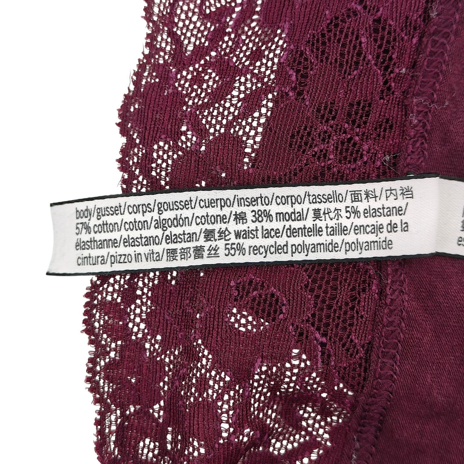 Victoria's Secret Victoria Secret HipHugger Hipster Maroon Stretch Comfort M Size ONE SIZE - 3 Thumbnail