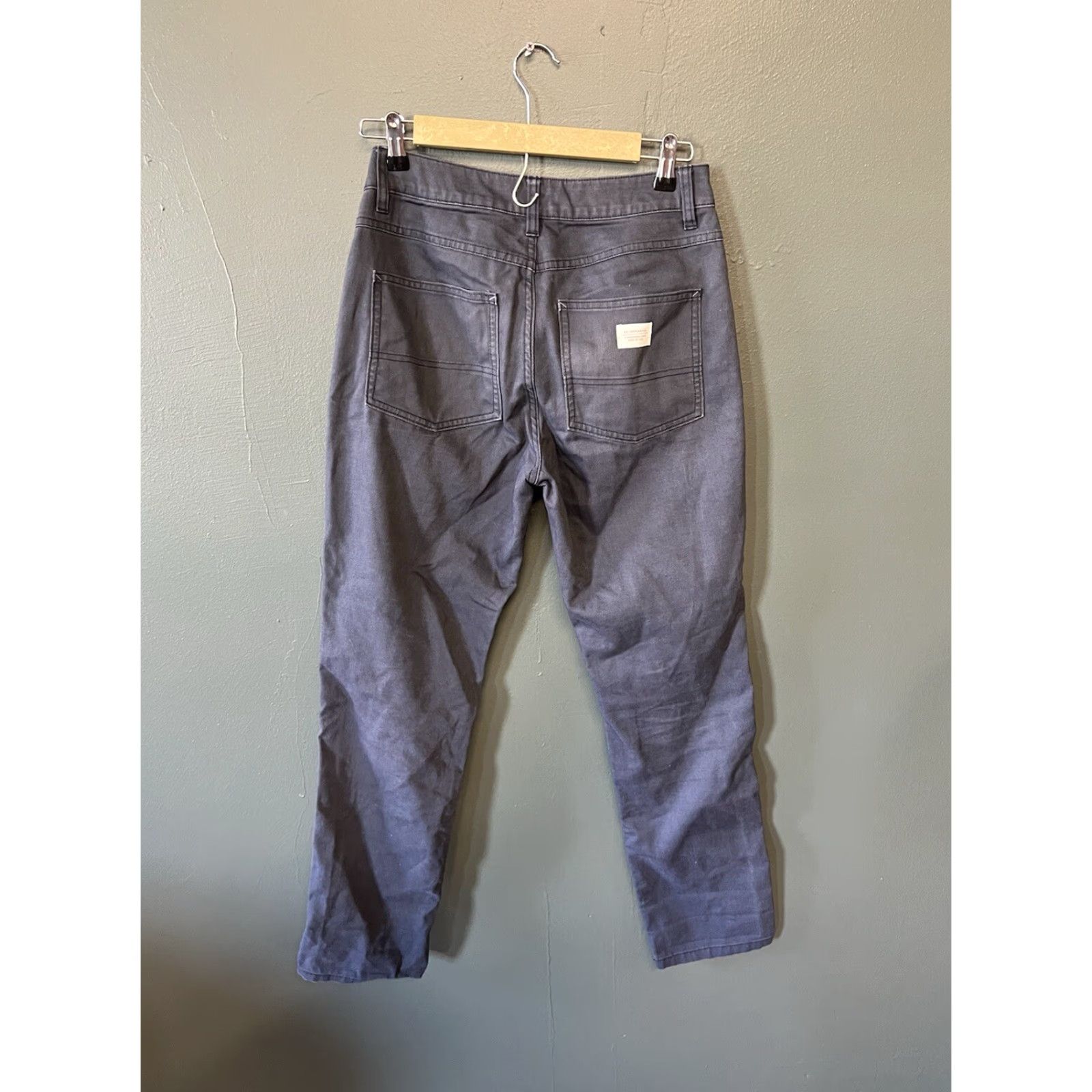 Vintage REI Cooperative Womens Gray Canvas Outdoor Hiking Double Knee Pants sz 4 Size 27" / US 4 / IT 40 - 2 Thumbnail