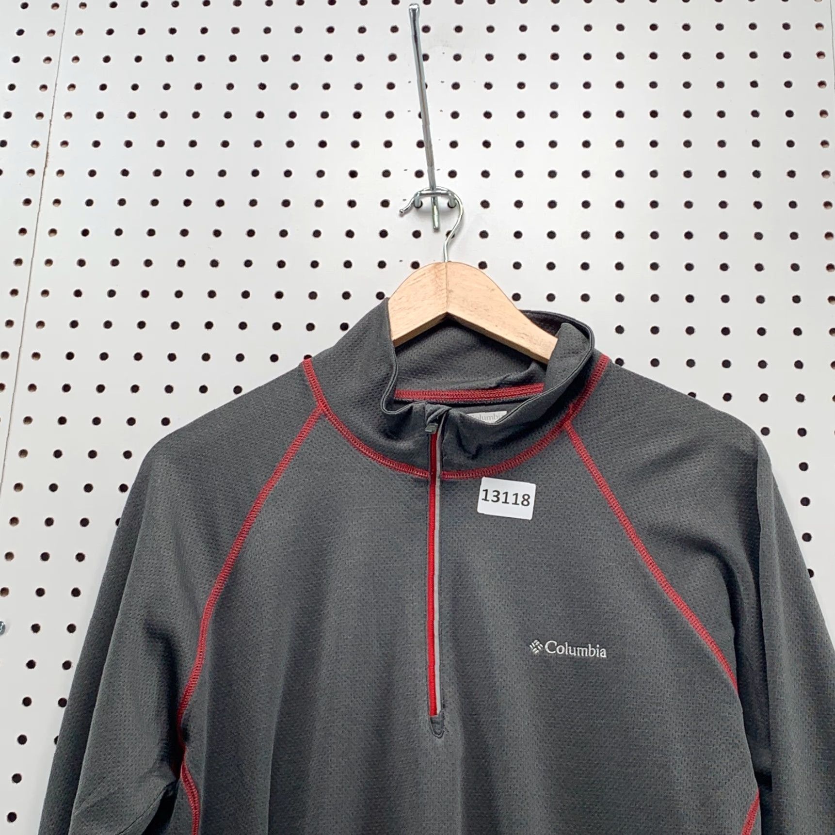Vintage Columbia Mens 1/4 Training Long Sleeve Gray Red Size L Pullover Logo Knit Crew Neck Sweatshirt Shirt Size US L / EU 52-54 / 3 - 6 Thumbnail