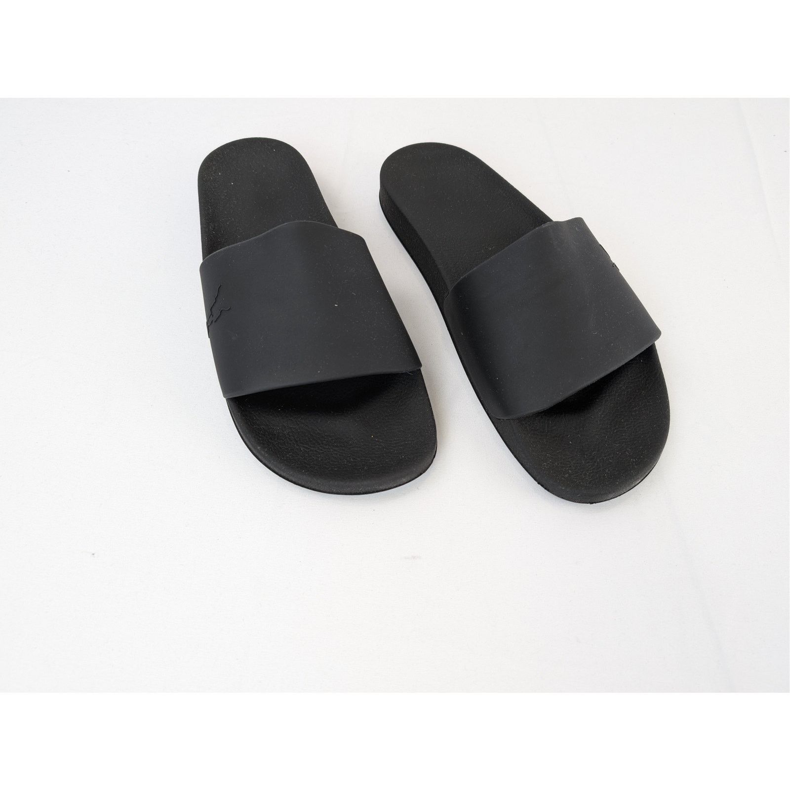 Rick Owens Drkshdw o1rshd1 Scarpe Shower Slides Slipper in Black Size US 11 / EU 44 - 7 Thumbnail