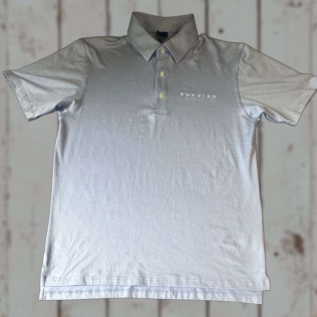 Vintage Dunning Polo Shirt Polo Short Sleeve Men M Blue Golf Shirt Size US M / EU 48-50 / 2 - 1 Thumbnail