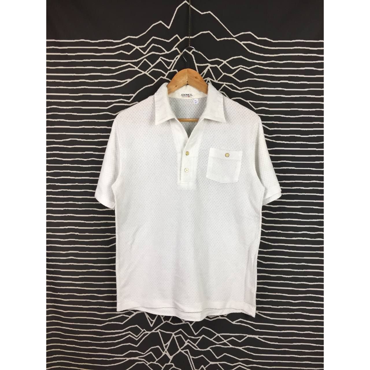 Japanese Brand × Vintage Vtg Adonica Retro Western Collared Sharp Polo Tee Size US M / EU 48-50 / 2 - 2 Thumbnail